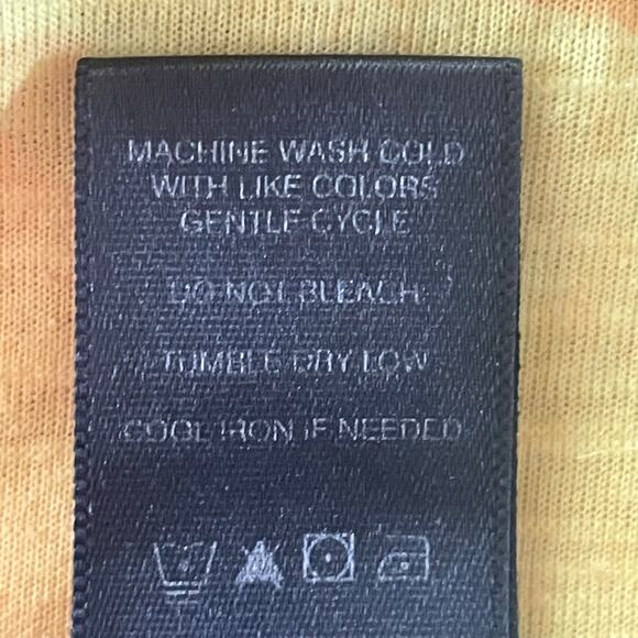 Ali Miles Bright Bold Color Abstract Knit/Chiffon Top LARGE Artsy Casual Comfy - Picture 10 of 10